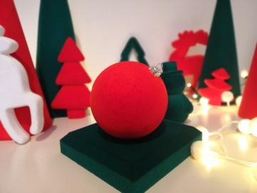 Ozdoby świąteczne 3D HAND MADE- KOMPLET