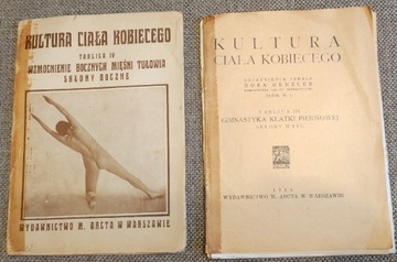 Kultura ciała kobiecego 1925R. tabl. III,IV