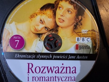 Rozważna i Romantyczna DVD film miłosny kostiumowy