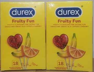 Prezerwatywy smakowe Durex Fruity Fun 36 szt.