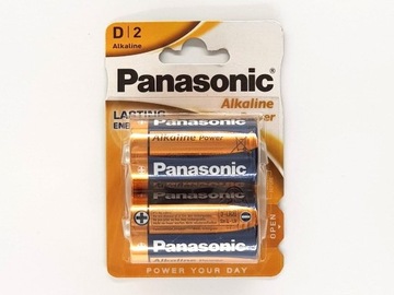 Bateria alkaliczna Panasonic D (R20) 2 szt.