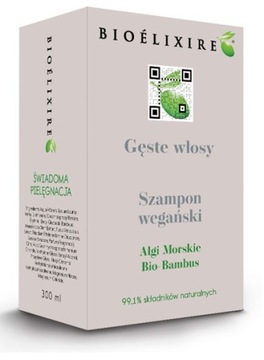 Bioelixire Gęste włosy 300ml szampon wegański