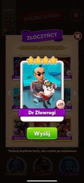 Dr Złowrogi COIN MASTER KARTA