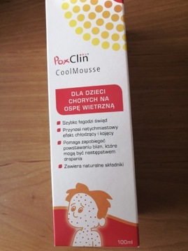 Poxclin coolMousse pianka łagodzaca ospa na ospę 