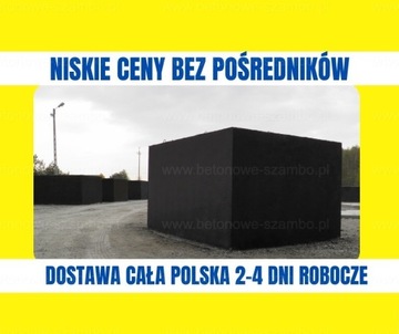 Szamba szambo betonowe zbiorniki na deszczówkę 2m3