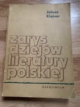 Zarys dziejów literatury polskiej  Kleiner