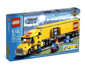 Lego CITY 3221 Truck 5-12 żółta ciężarówka Lego