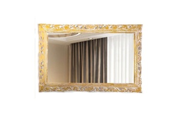 Lustro w złotej ramie, GLAMOUR , 120x80cm