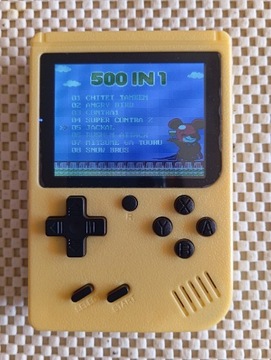 Retro konsola typu Game Boy 500 gier LCD 3 cale 
