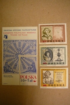 Fi 1778-17180 ** 1969 , Kopernik + blok