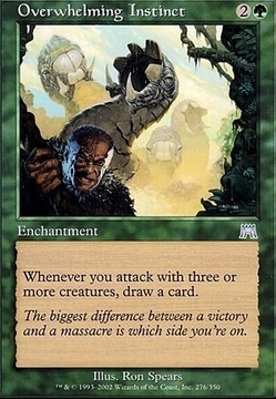 Karta Magic The Gathering - Overwhelming Instinct