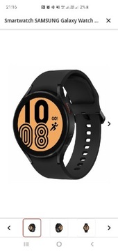 SAMSUNG Galaxy Watch 4 SM-R870N 44mm Czarny