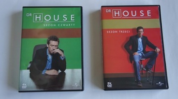 DR HOUSE - SEZON TRZECI I CZWARTY ( 9 DVD )