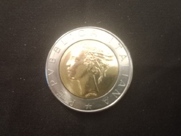 Moneta 500 lirów, Włochy, 1984r 