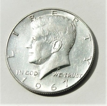 1/2 dolar 1967  half dollar Kennedy (4) Ag  Stan!!