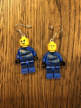 Lego kolczyki ninjago Jay Jay