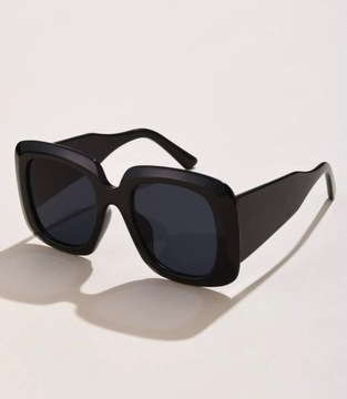 Okulary przeciwsłoneczne czarne / panterkowe w etu