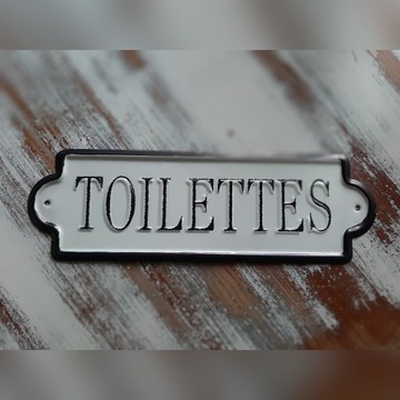  tabliczka ozdobna  na drzwi  toilettes,chambre