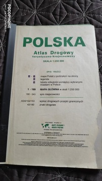 POLSKA ATLAS DROGOWY TURYSTYCZNO KRAJOZNAWCZY