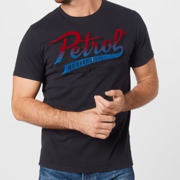 Petrol Industries nowy t-shirt koszulka r.L granat