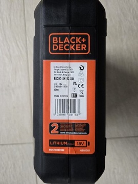 Wkrętarka akumulatorowa black+ decker 18v