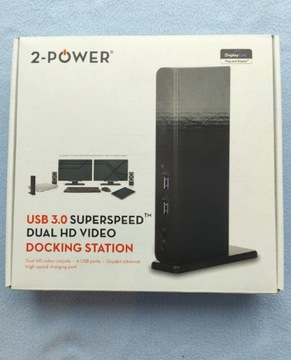 2-Power Stacja dokująca USB 3.0 Dual Display