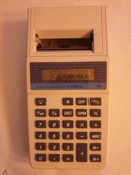 Kalkulator z drukarką Texas Instruments TI-5005 II