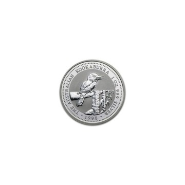 Srebrna moneta kolekcjonerska KOOKABURRA 1998r.