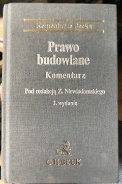 Prawo budowlane. Komentarz Wyd. 3 Z. Niewiadomski