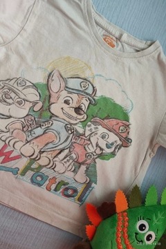 T-shirt Psi Patrol w rozmiarze 92/98.