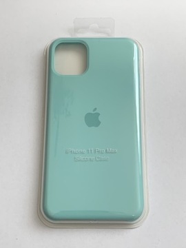 Plecki Apple silicone Case IPhone 11 pro Max mięta
