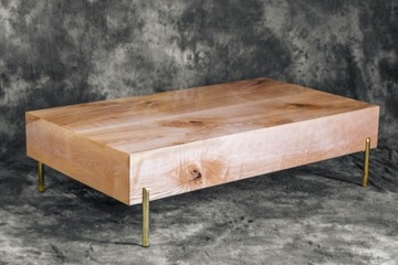 Nowoczesny stolik drewniany na wymiar. 