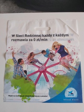 Reklamówka torba foliowa z logo ERA GSM unikat