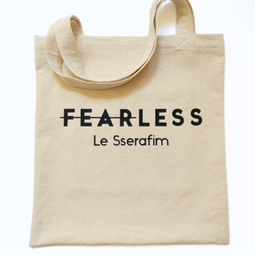 TORBA bawełniana totebag FEARLESS kpop 