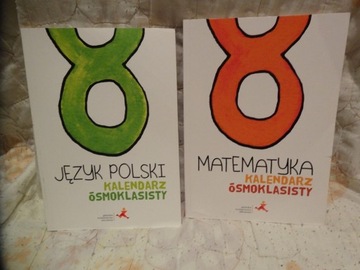 KALENDARZ ÓSMOKLASISTY SP 8 J.POLSKI + MATEMATYKA