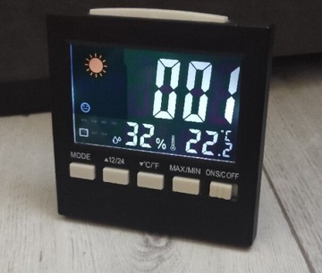 Stacja pogodowa termometr kalendarz higrometr