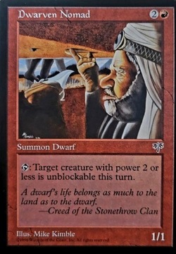 MTG - Dwarven Nomad - Mirage Edition