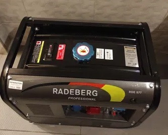 Agregat prądotwórczy Radeberg RDE 577 6,7 kW