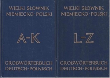 Wielki słownik niemiecko-polski 2 tomy J. Piprek