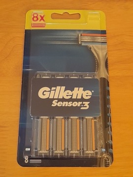 Gillette Sensor 3 wkłady do maszynki 8 sztuk 