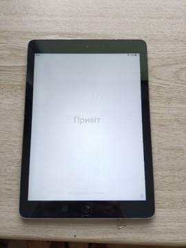 Apple iPad Air 16GB WIFI Działa ale Zablokowany 