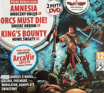 Gry CD-Action 2x DVD 217: Amnesia, King’s Bounty