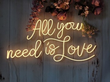 All you need is Love napis ledowy ledon Led neon