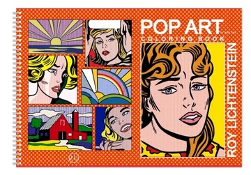 POP ART Roy Lichtenstein - KOLOROWANKA A3