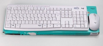 Zestaw LOGITECH MK295 Silent Biały układ QWERTZ