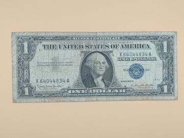 1 dolar 1957r. B - Silver Certificate