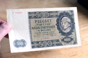 500 zł 1940 r. Góral