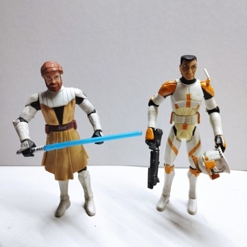 Star Wars-Clone Wars-Obi Wan i Commander Cody