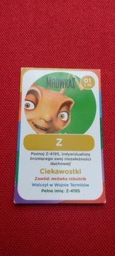 Karta DreamWorks 01z20 Mrówka Z