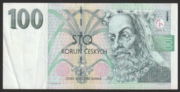 Czechy 100 koron 1997 - Karol IV - stan 2
